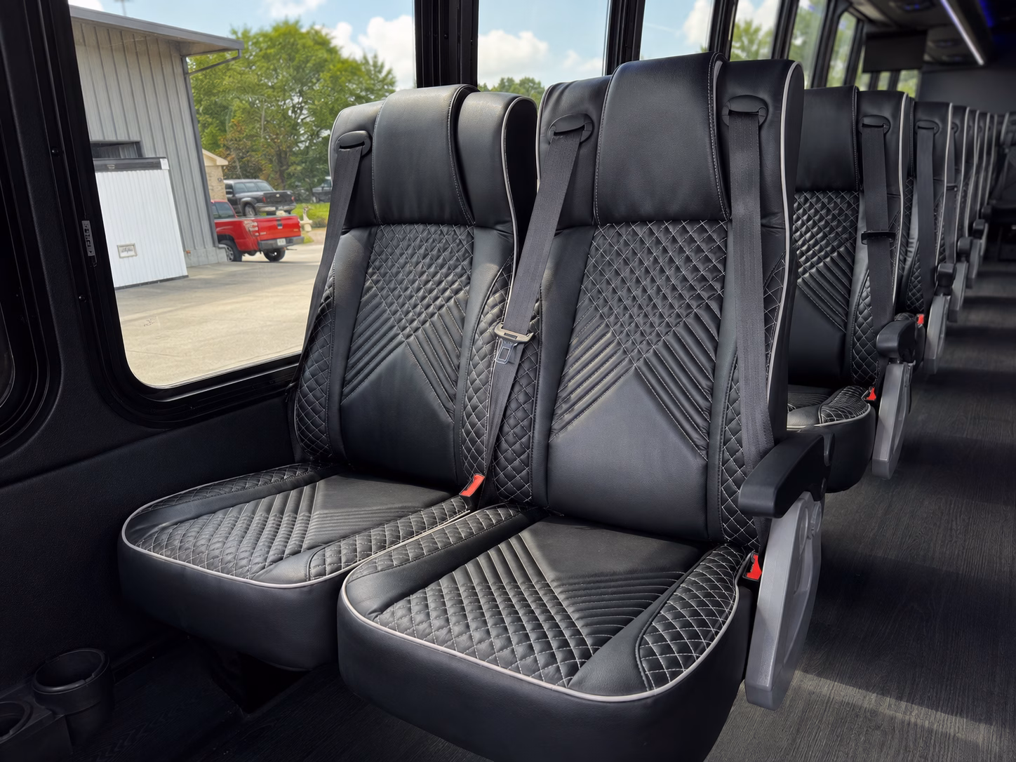 midland airport transportation onboard seating