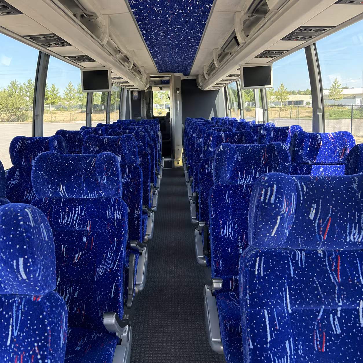 midland charter bus interior