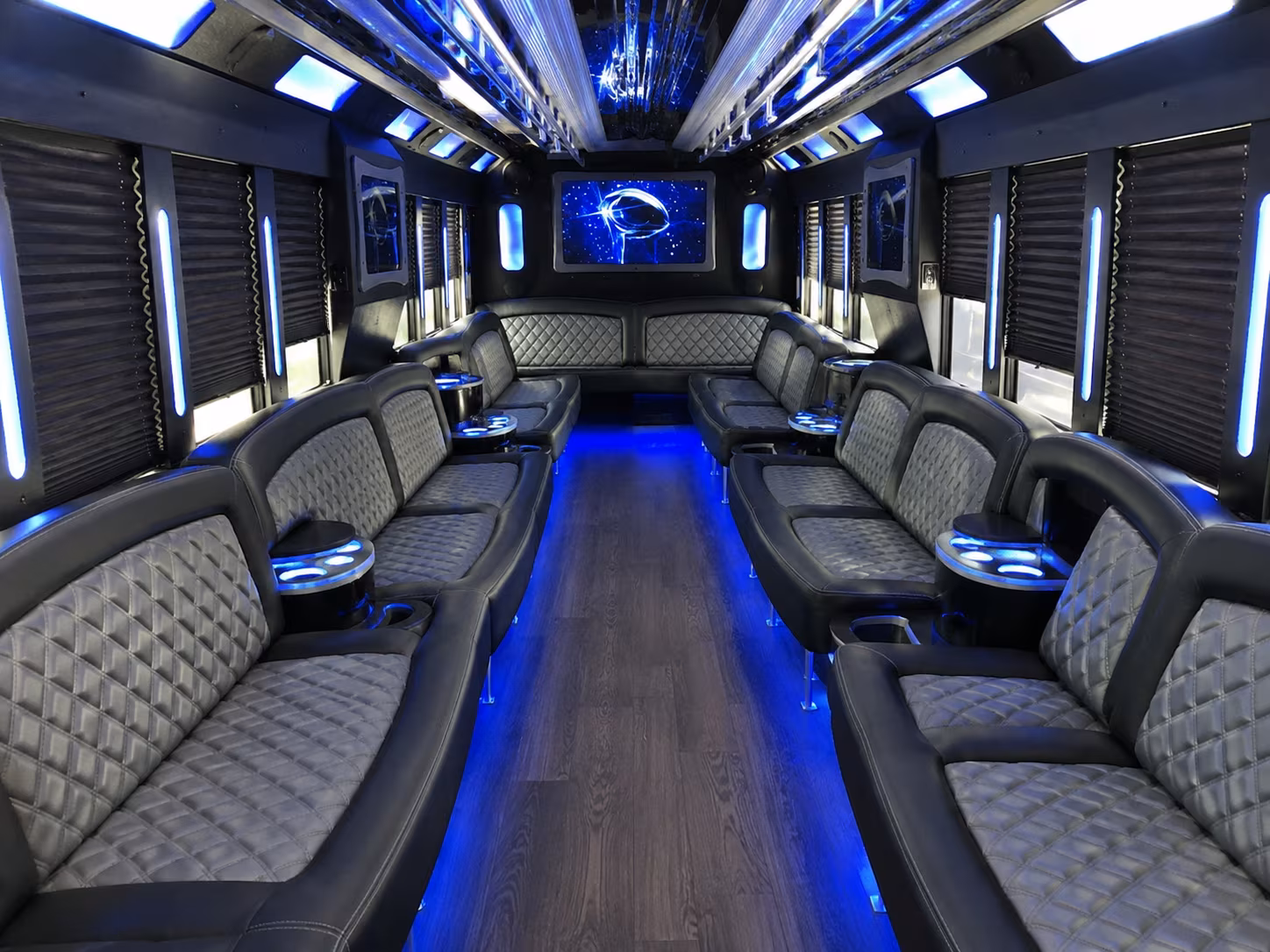 midland concert party bus rental