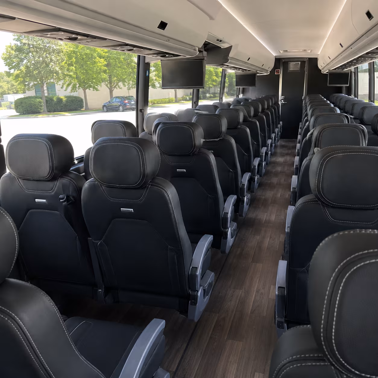 midland wedding transportation onboard seating
